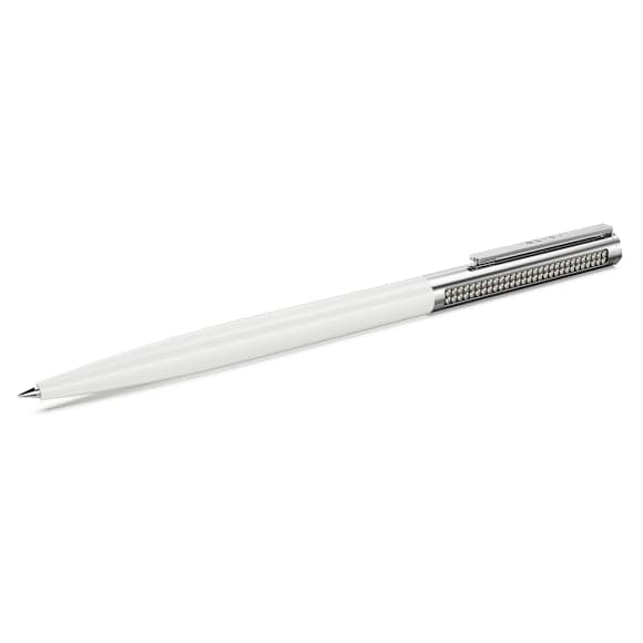 Penna A Sfera Swarovski Matrix Tennis Bianco, Cromato