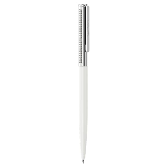 Penna A Sfera Swarovski Matrix Tennis Bianco, Cromato