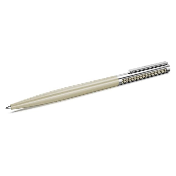 Penna A Sfera Swarovski Matrix Tennis Marrone, Placcato color oro