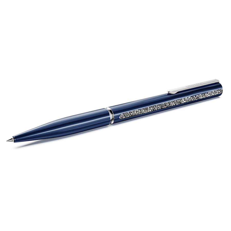 Penna A Sfera Swarovski Shimmer Blu, Laccato blu, cromato