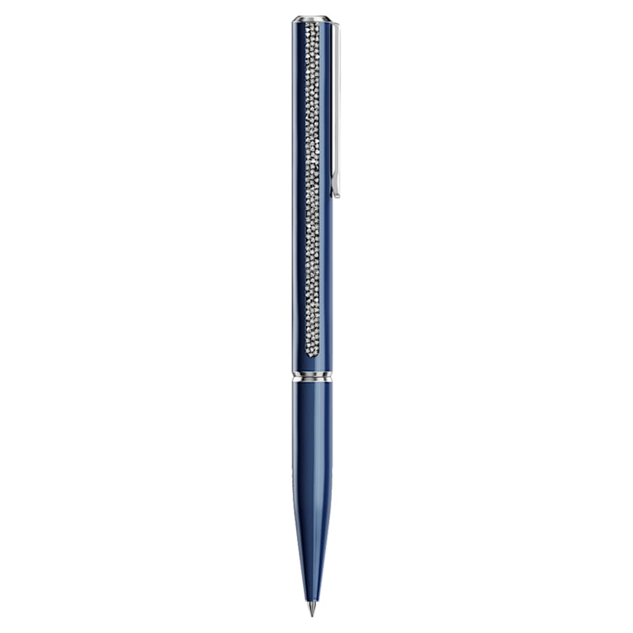 Penna A Sfera Swarovski Shimmer Blu, Laccato blu, cromato
