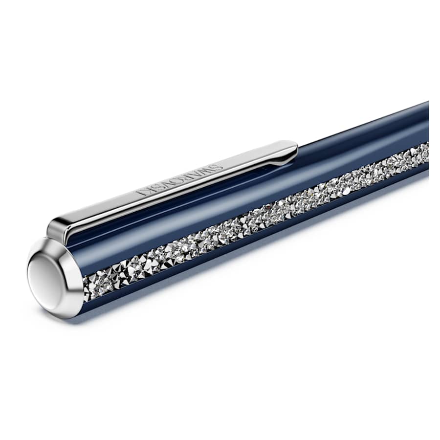 Penna A Sfera Swarovski Shimmer Blu, Laccato blu, cromato
