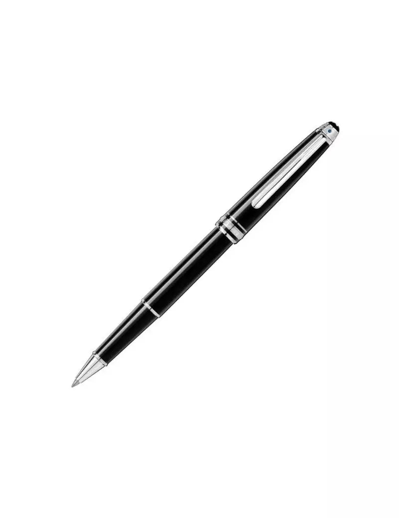 Penna Roller Montblanc Meisterstuck Platinum Unicef Diamantino Blu