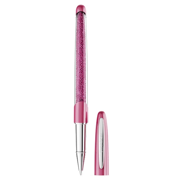 Penne A Sfera Swarovski Crystalline, Laccato rosa, Cromato