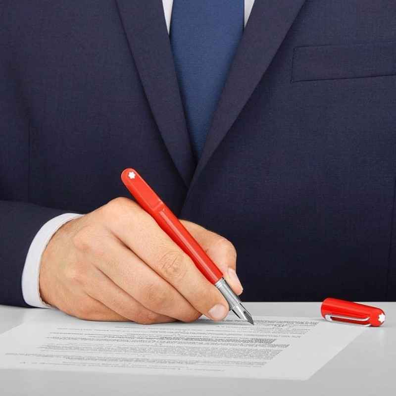Penna Stilografica Montblanc M Red
