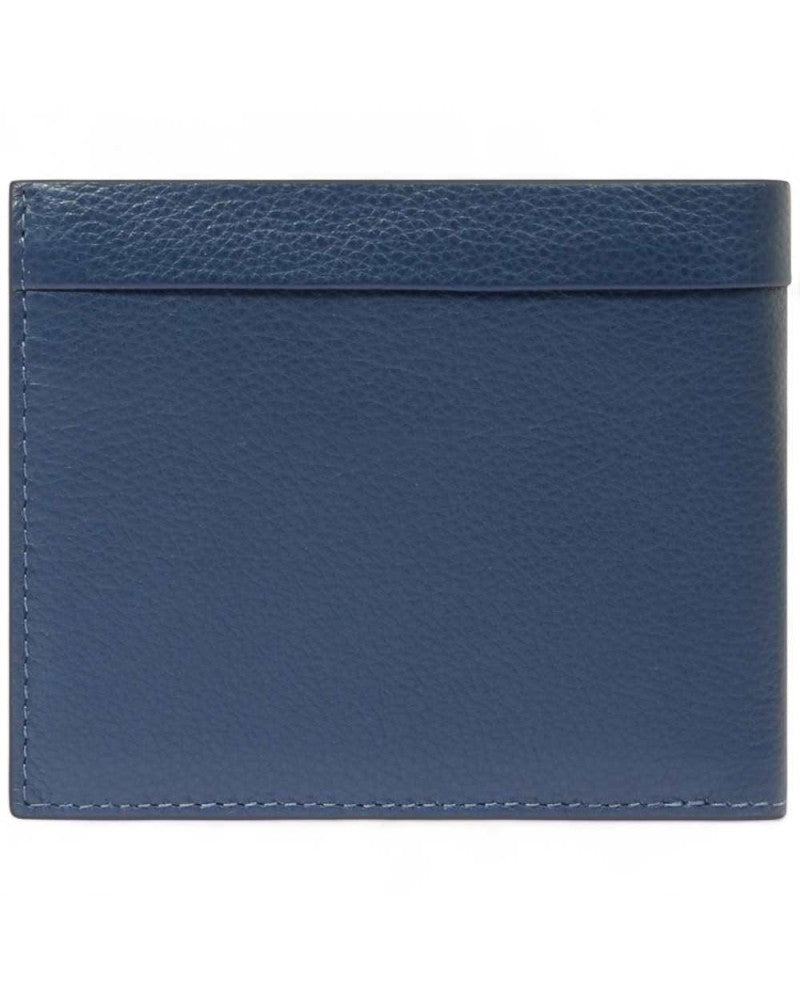 Portafoglio Uomo Piquadro Portamonete Portadocumenti Pelle Blu