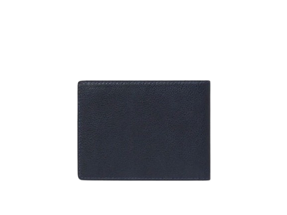 Portafogli Piquadro Portafoglio Uomo Porta Monete Pelle Blu