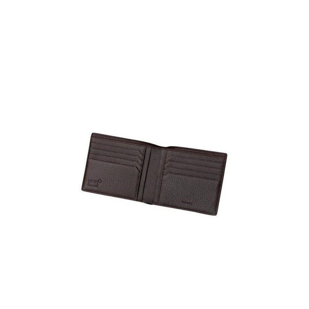 Portafogli Montblanc Soft Leather Range Portafoglio Orizzontale Pelle Marrone