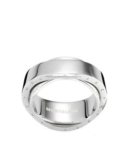 Anello Montblanc Profile Collection Wish Argento Stretto - Misura 52
