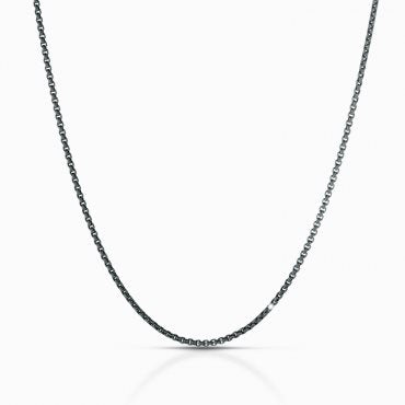 Collana Lebebé Papà Add Titanio Scuro Moschettone Argento