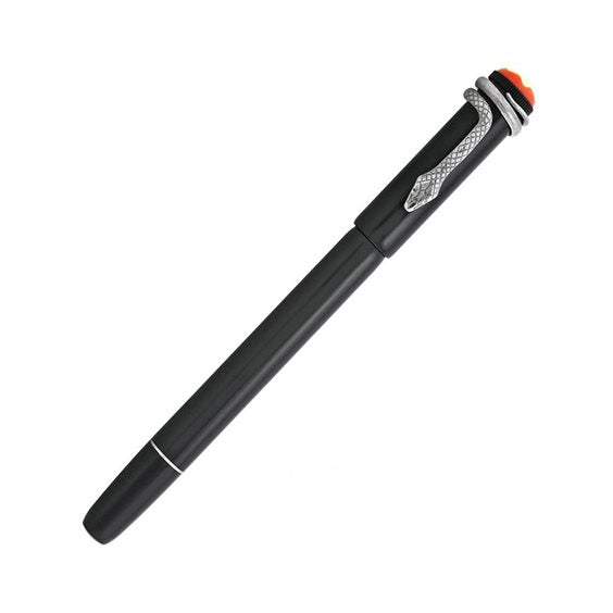 Penna Roller Montblanc Heritage Rouge e Noir Resina Nera