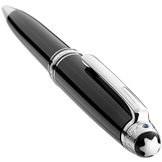 Penna a Sfera Montblanc Meisterstuck Platinum Unicef Resina Nera