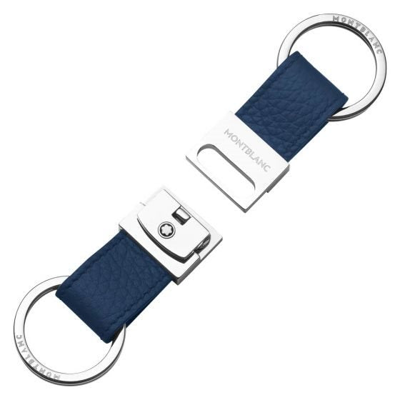 Portachiavi Montblanc Meisterstuck Soft Grain Doppio Anello Detachable Blue&Black
