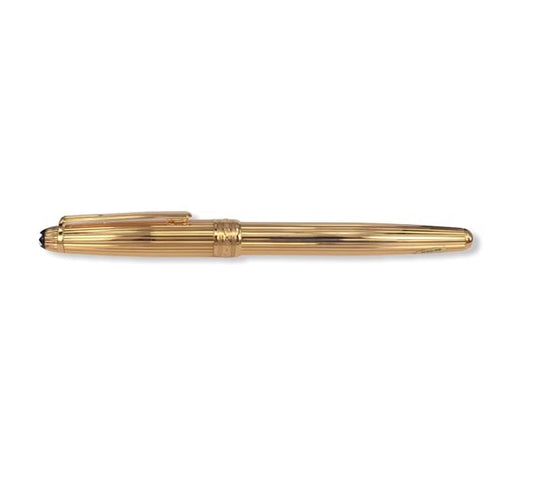 Penna Stilografica Montblanc Meisterstuck Solitaire Classique Sterling Silver 925 Gold Plated - M