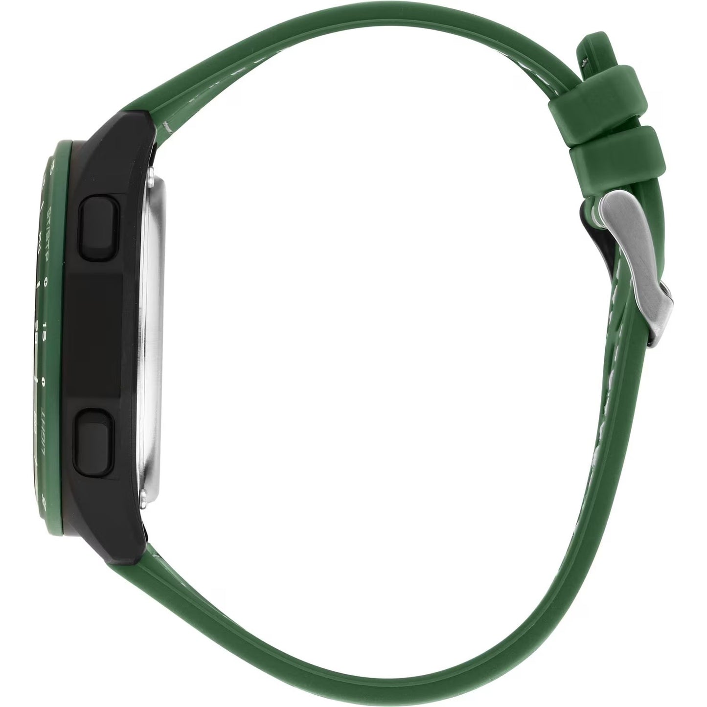 Orologio Sector Ex-53 Digitale 47 Mm Policarbonato Nero/Verde Silicone Verde Rivestito Da Tessuto Nero