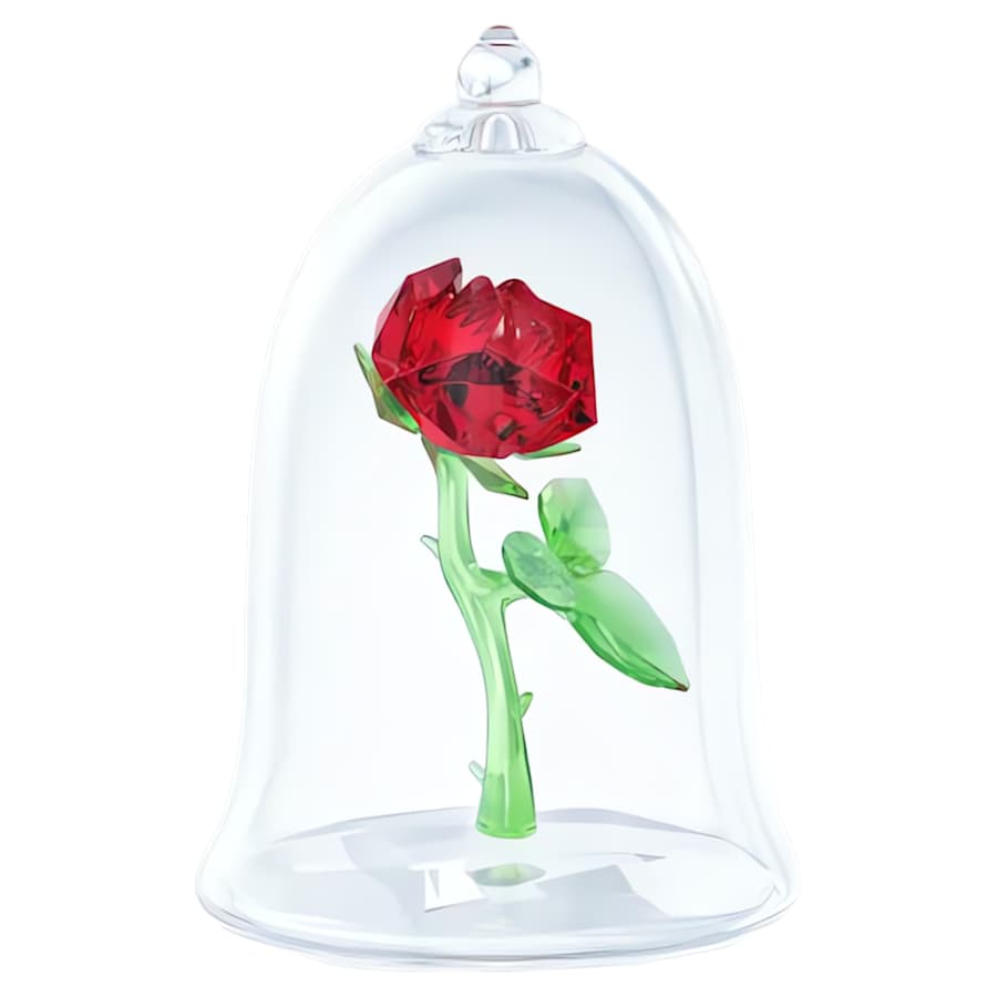 Oggettistica Swarovski Beauty And The Beast Enchanted Rose, La Bella e La Bestia, Disney