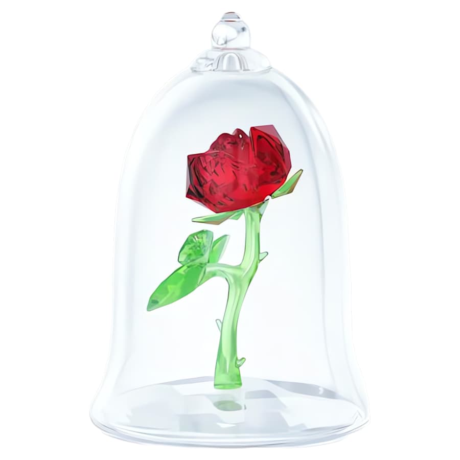 Oggettistica Swarovski Beauty And The Beast Enchanted Rose, La Bella e La Bestia, Disney