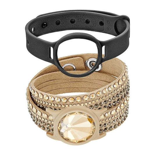 Set Orologio Swarovski Slake Due cinturini e Activity Crystal, Color Oro