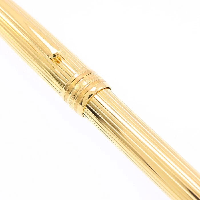 Penne Roller Montblanc Meisterstuck Solitaire Penna in Argento Dorato
