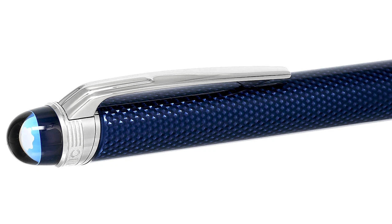 Penna A Sfera Montblanc Starwalker Blue Planet Metal Douè