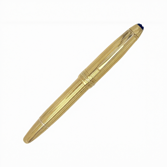 Penna Stilografica Montblanc Meisterstuck Solitaire Le Grand Penna Stilografica Argento Dorato