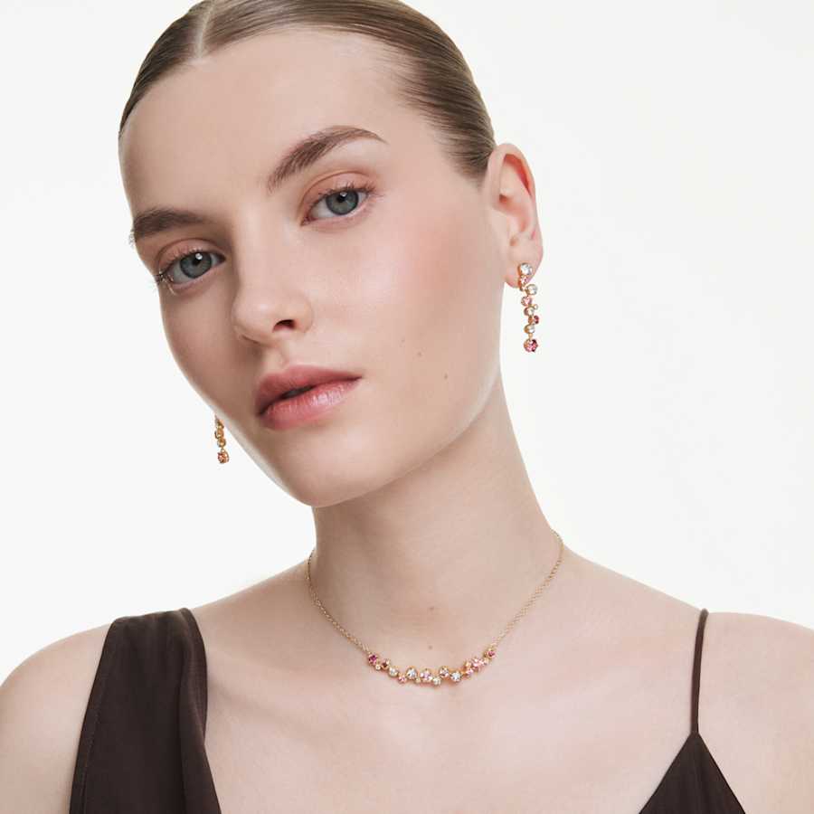 Parures Swarovski Constella Taglio misto, Multicolore, Placcato color oro
