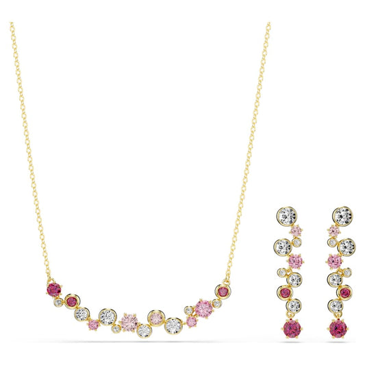 Parures Swarovski Constella Taglio misto, Multicolore, Placcato color oro