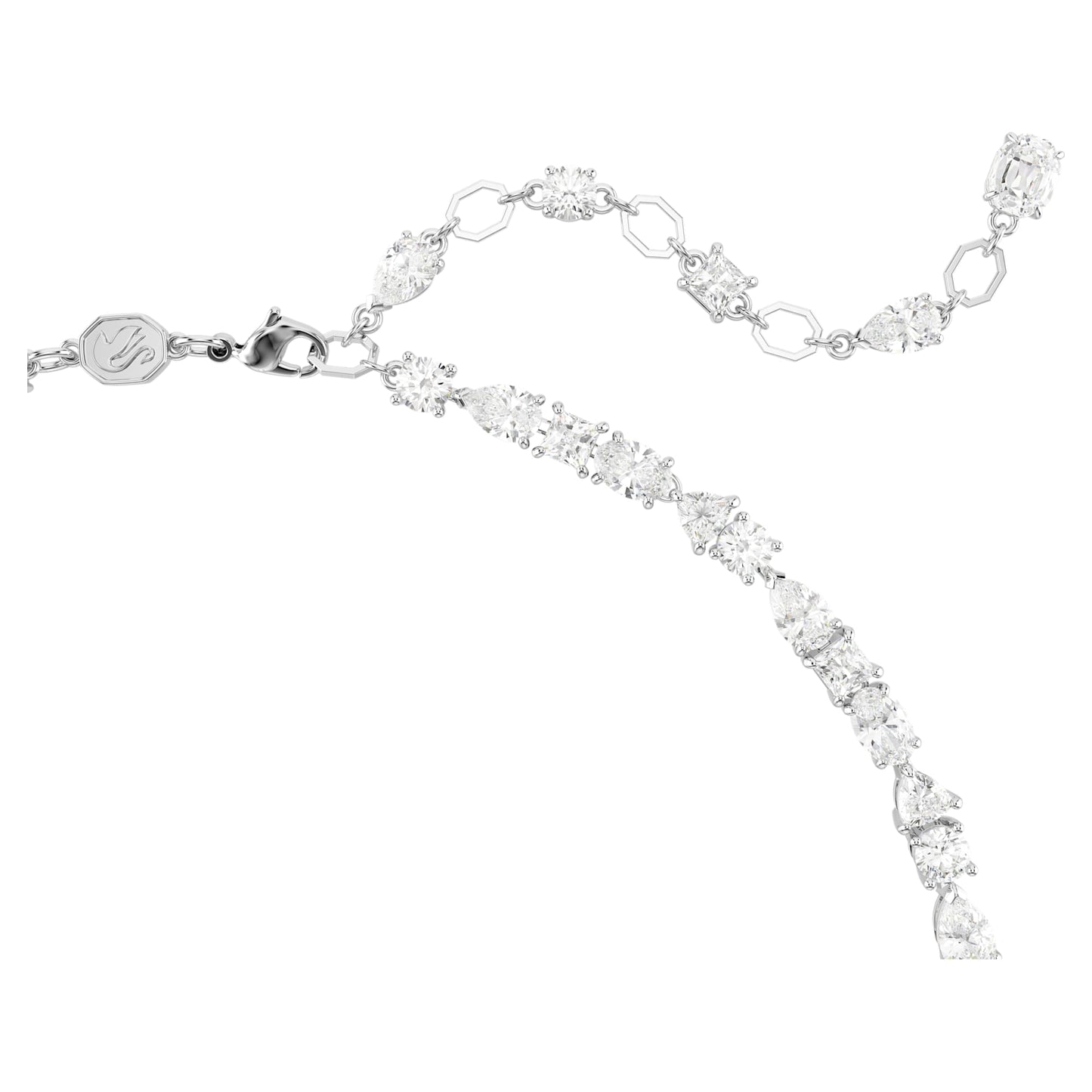 Parures Swarovski Set Mesmera Taglio misto, Bianco, Placcato rodio