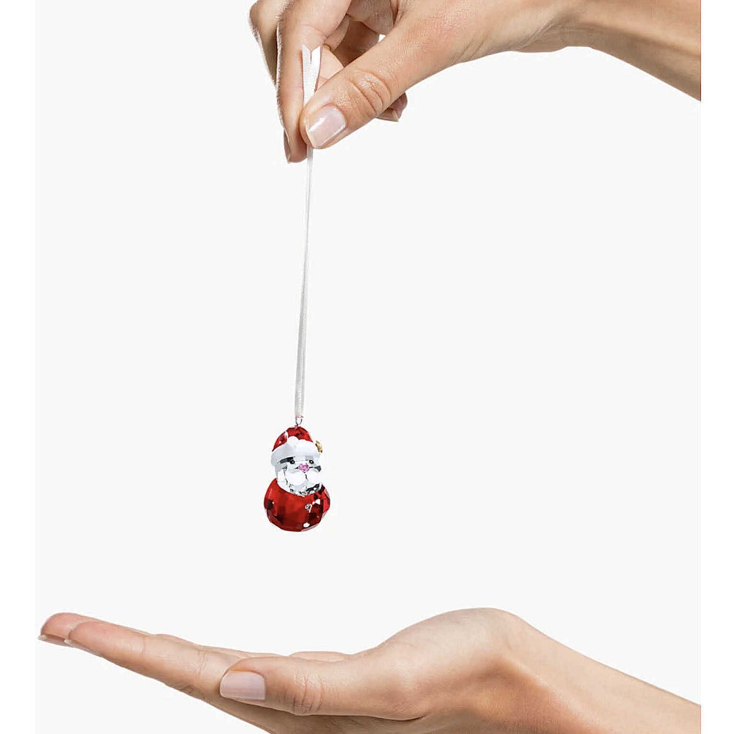Oggettistica Swarovski Joyful Ornament Rocking Santa, Babbo Natale
