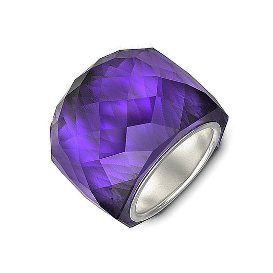 Anello Swarovski Nirvana Purple - Misura 52