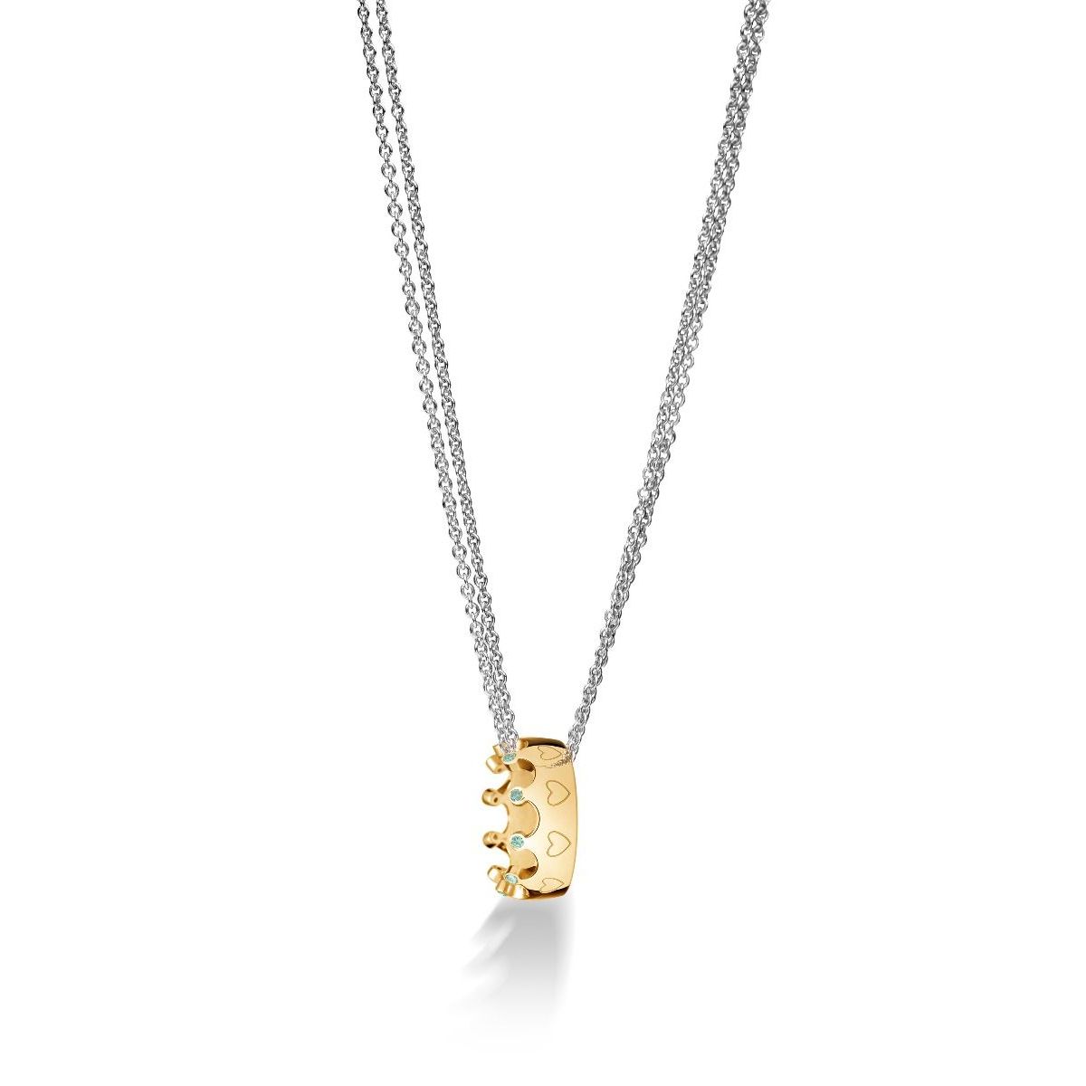 leBebé Suonamore Lovetto Elemento Decorativo Argento Dorato Corona