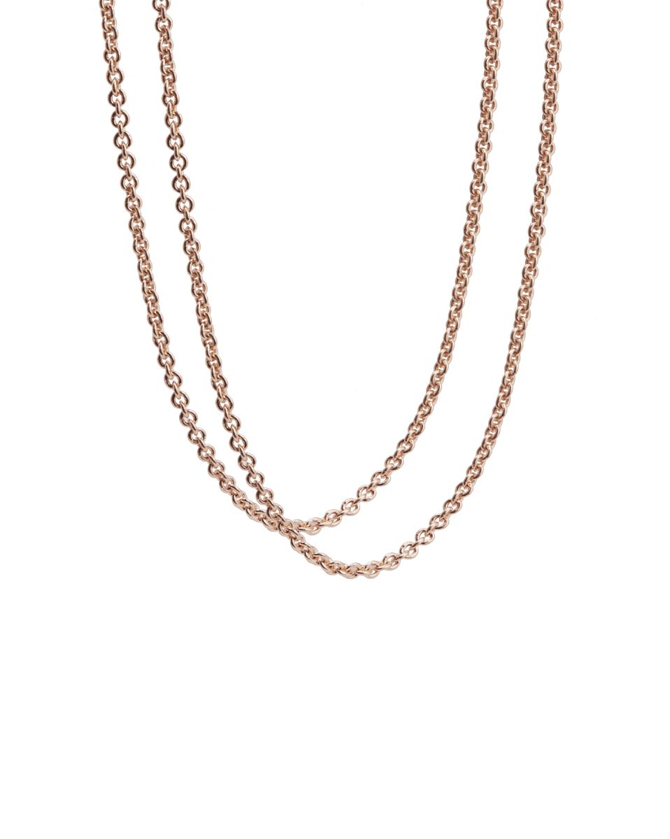 Collana leBebé Suonamore Catena in Argento Rosato