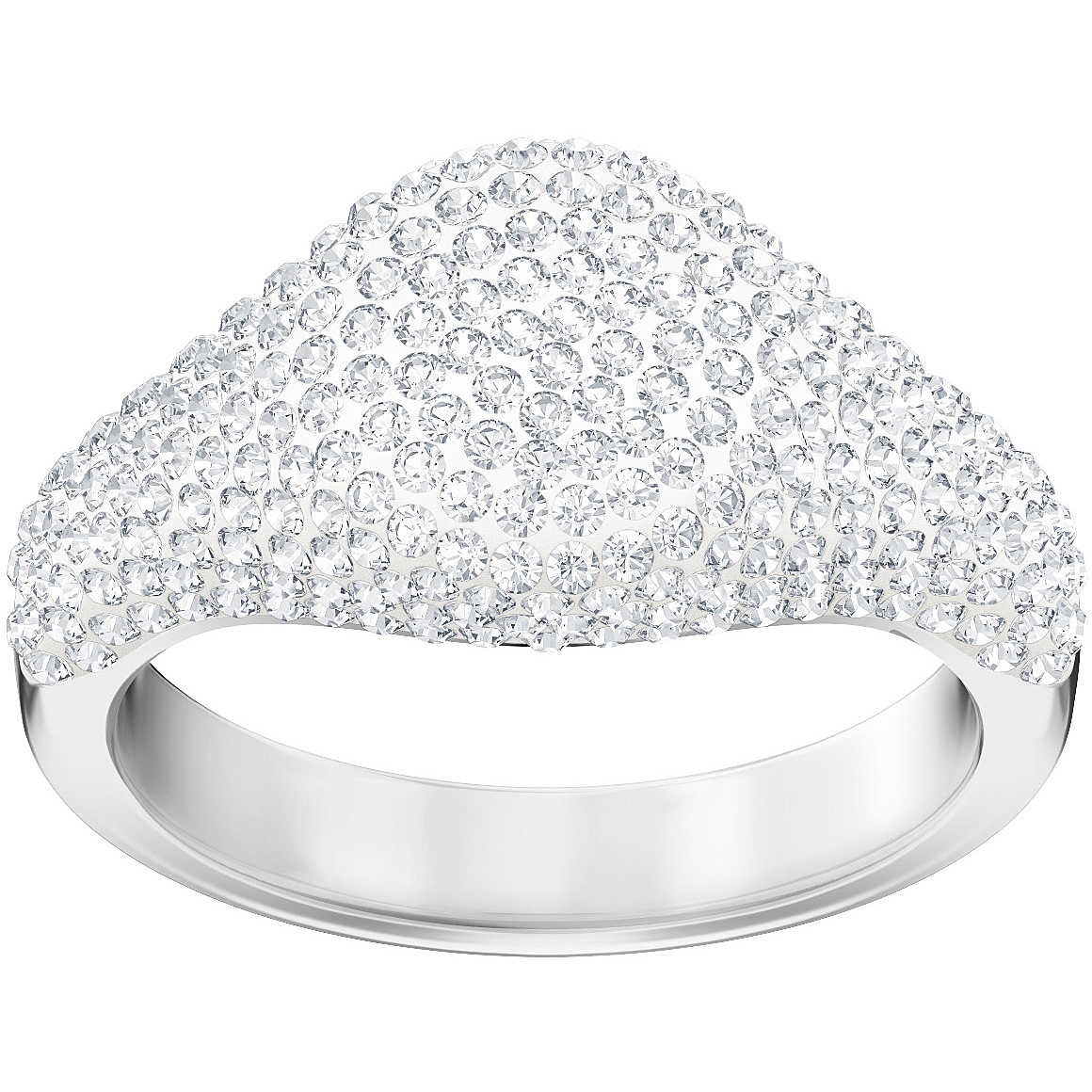 Anello Swarovski Dextera Signet Bianco - Misura 48