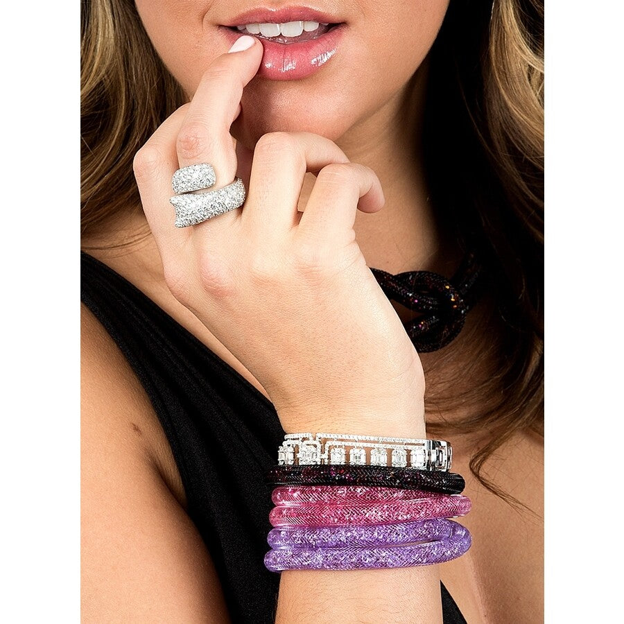 Bracciale Swarovski Stardust Pink - Misura M