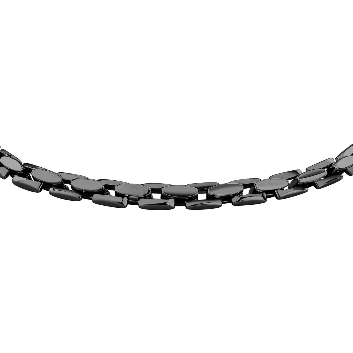Bracciale Uomo Sector Basic Catena Pvd Nero