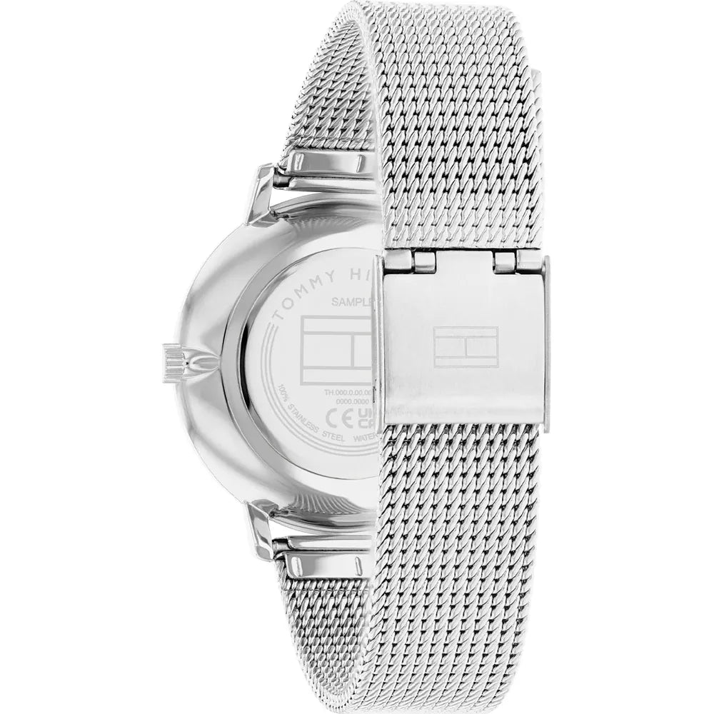 Orologio Tommy Hilfiger Pippa Lady 34 mm Acciaio Braccialato Maglia Milanese