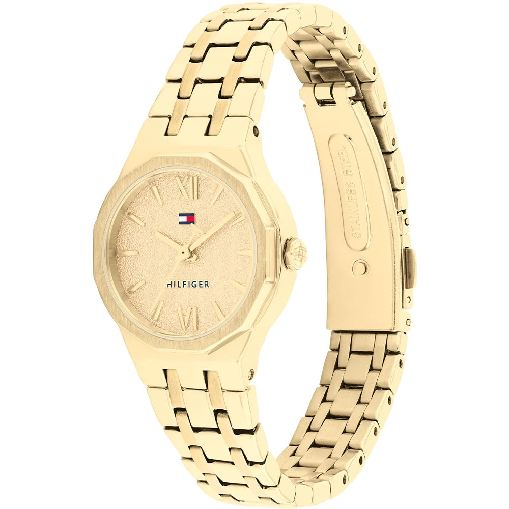Orologio Tommy Hilfiger Mackz Lady 25 mm Pvd Oro Braccialato