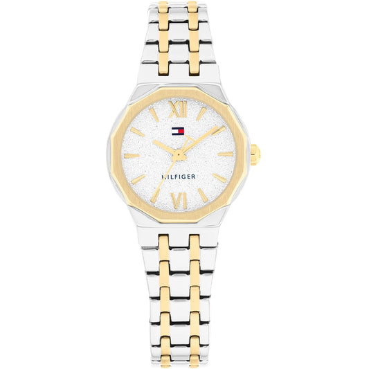 Orologio Tommy Hilfiger Mackz Lady 25 mm Acciaio Pvd Oro Braccialato