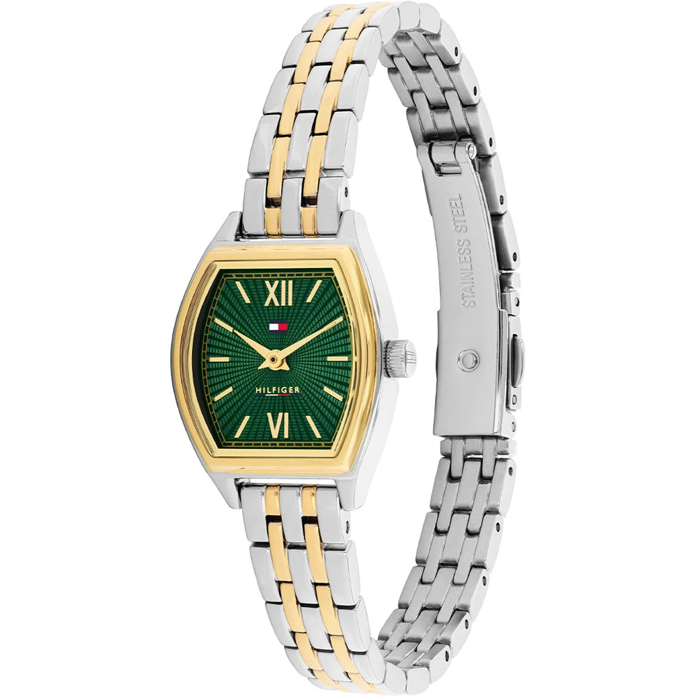 Orologio Donna Tommy Hilfiger Norah Lady Tonneau 21,5 mm Acciaio Braccialato