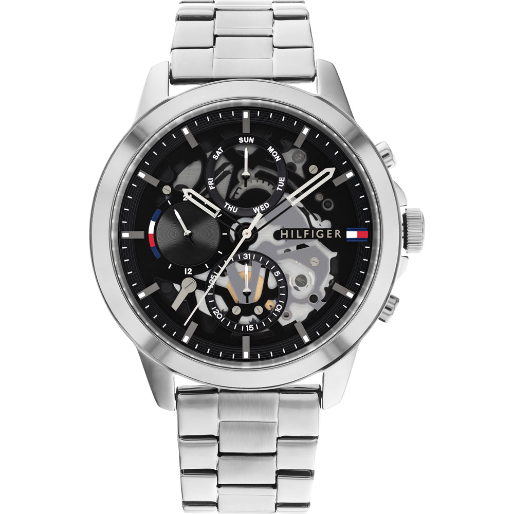 Orologio Tommy Hilfiger Henry Multifunzione 44 mm Acciaio Braccialato