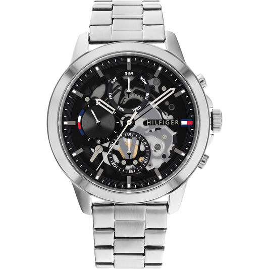 Orologio Tommy Hilfiger Henry Multifunzione 44 mm Acciaio Braccialato