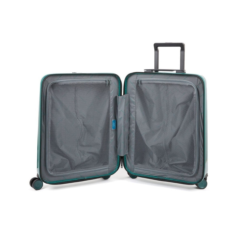 Trolley Piquadro Rigido Small 4 Ruote In Policarbonato Verde