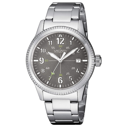 Orologio Vagary Flyboy 36 mm Grigio e Verde