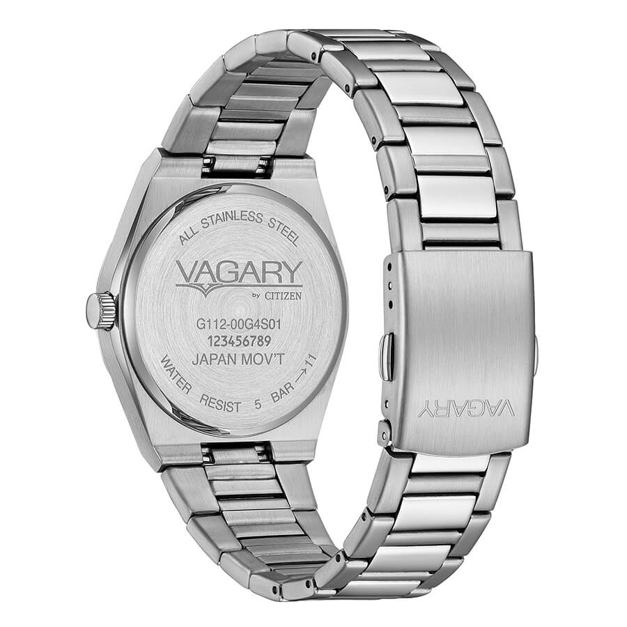Orologio Vagary Timeless 38 Mm Acciaio Braccialato Bianco