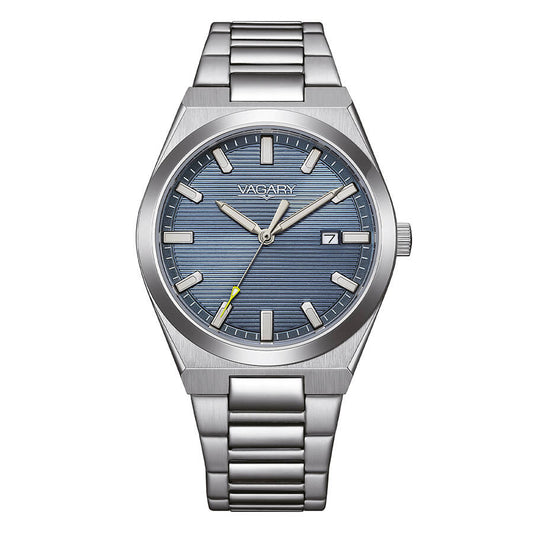Orologio Vagary Timeless 38 Mm Acciaio Braccialato Azzurro