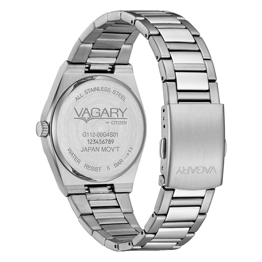 Orologio Vagary Timeless 38 Mm Acciaio Braccialato Blu
