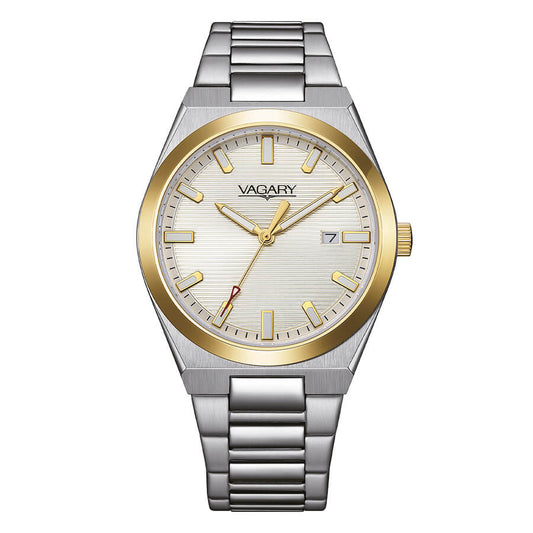 Orologio Vagary Timeless 38 Mm Acciaio/Pvd Oro Braccialato Silver