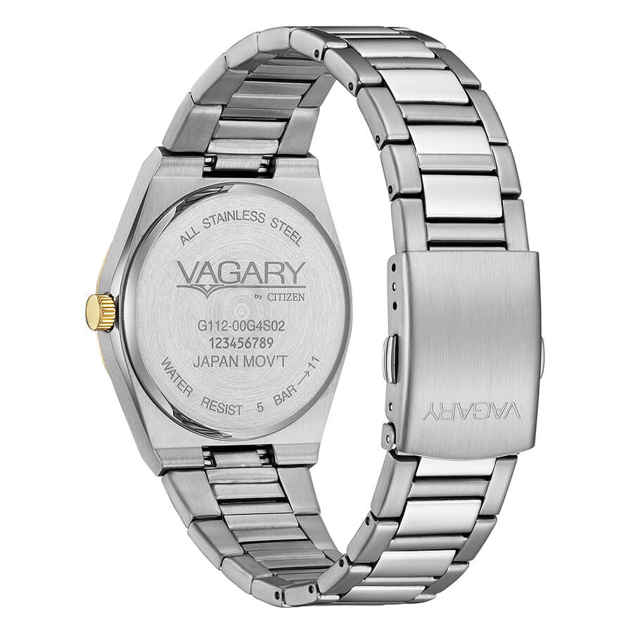 Orologio Vagary Timeless 38 Mm Acciaio/Pvd Oro Braccialato Silver