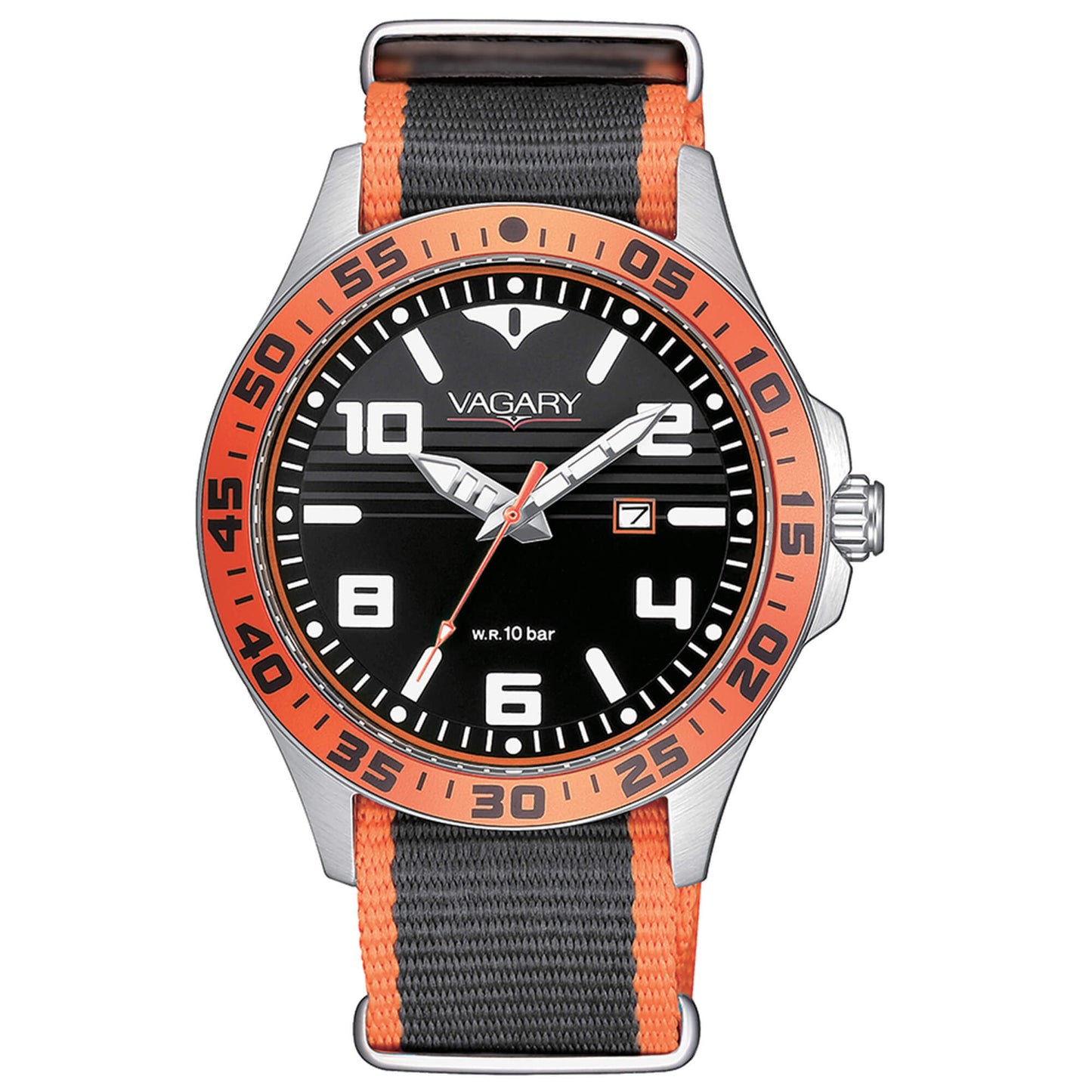 Orologio Vagary Aqua 39 Lady Nero Arancio