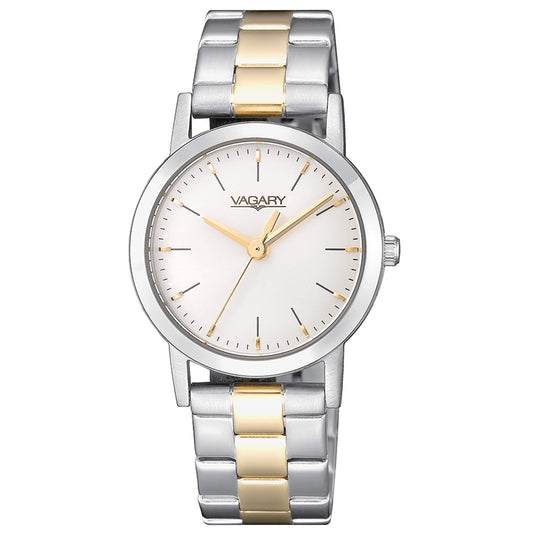 Orologio Vagary Lady 30 mm Acciaio Pvd Oro Quadrante Bianco